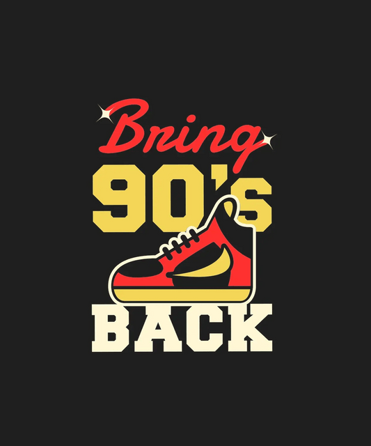 90s Retro Sneaker - DTF Ready to Press - Heat Press Transfer