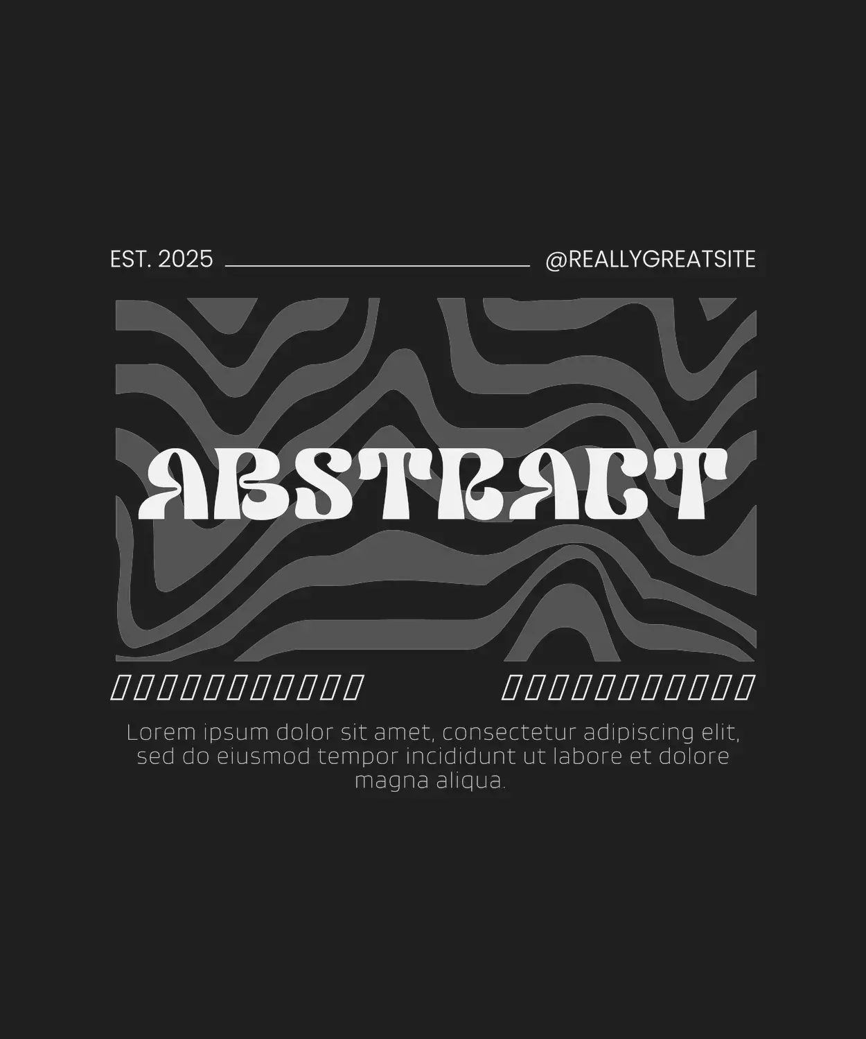 Abstract Waves - DTF Ready to Press - Heat Press Transfer