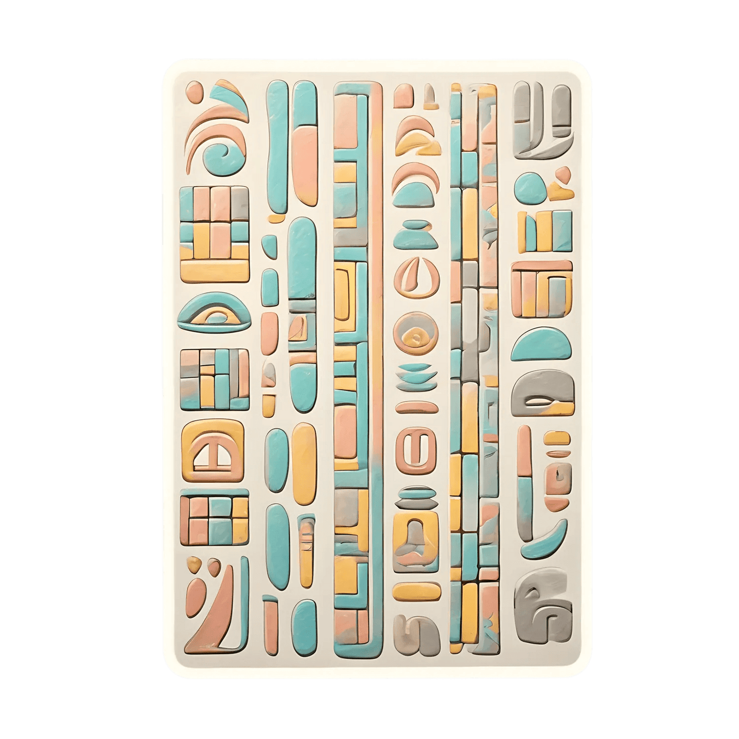 Abstract Art - Colorful Sticker - Heat Press Transfer