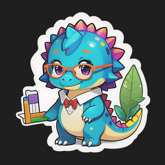 Adorable Dinosaur - Sticker - Heat Press Transfer