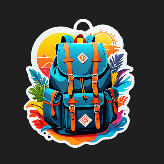 Adventure Backpack - Sticker - Heat Press Transfer
