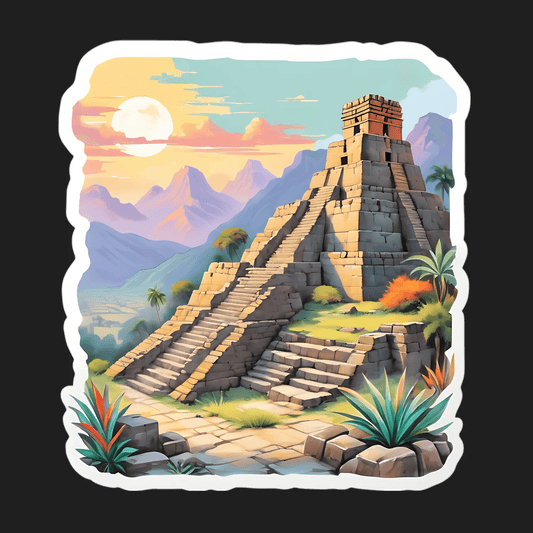 Ancient Pyramid View - Sticker - Heat Press Transfer