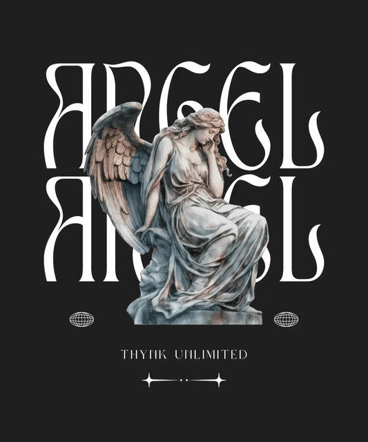 Angel Artwork - DTF Ready to Press - Heat Press Transfer