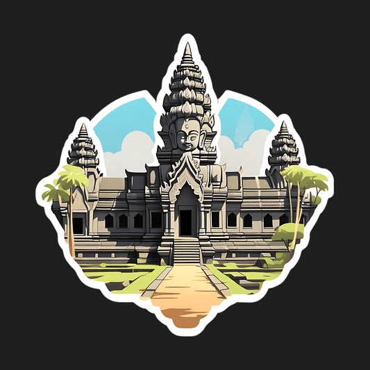 Angkor Wat Temple - Sticker - Heat Press Transfer