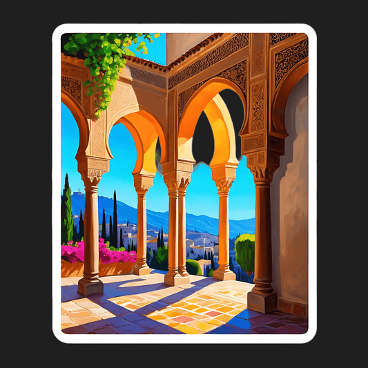 Arabic Archway View - Sticker - Heat Press Transfer