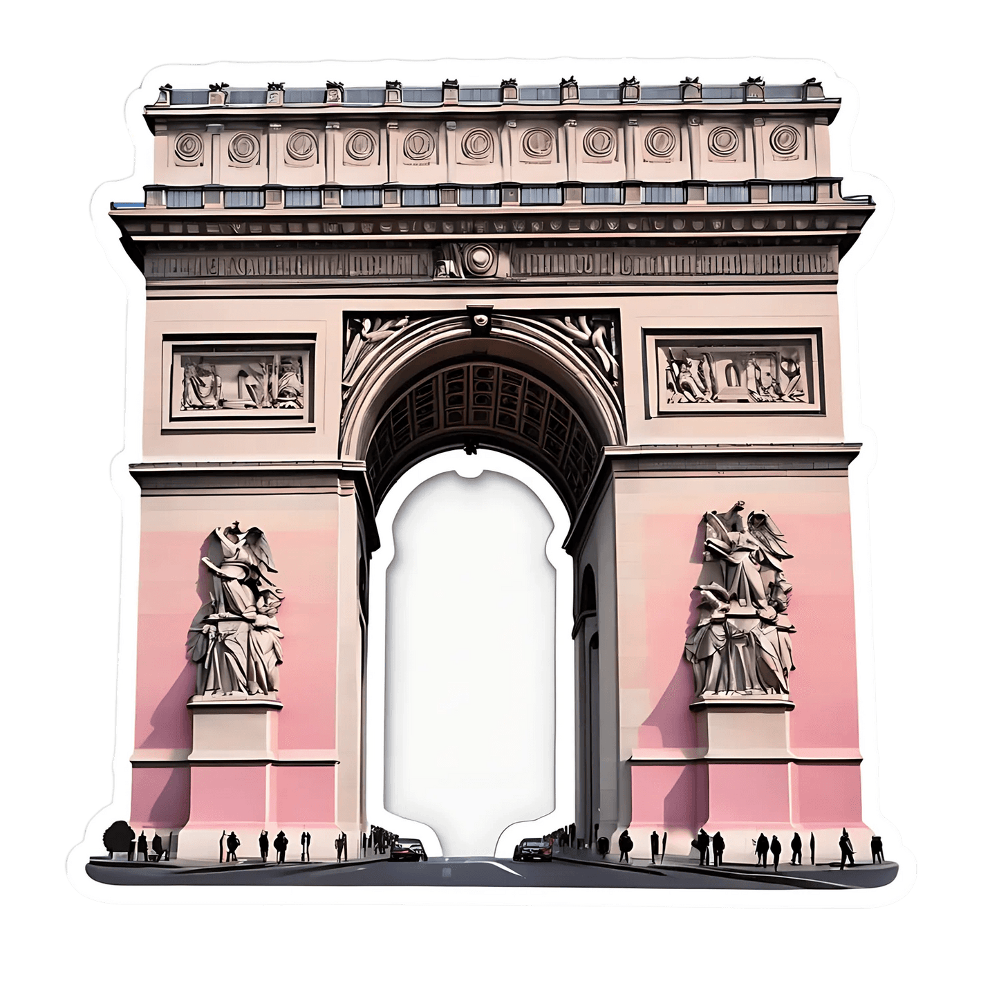 Arc de Triomphe - UV DTF Sticker - Heat Press Transfer