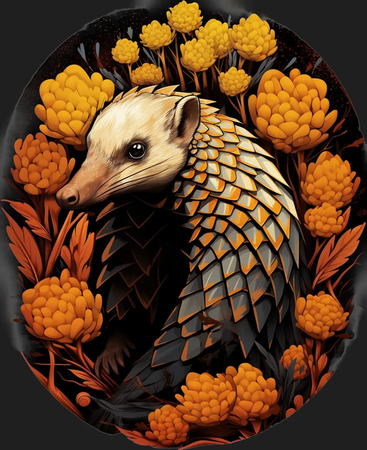 Armored Pangolin - DTF Ready to Press - Heat Press Transfer