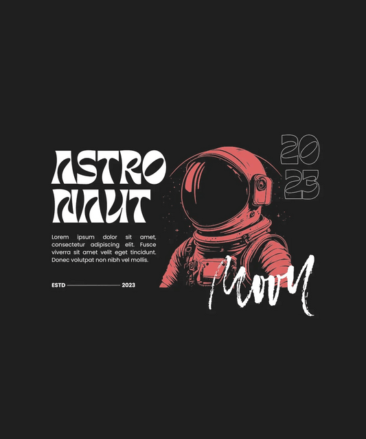 Astronaut 2023 - DTF Ready to Press - Heat Press Transfer