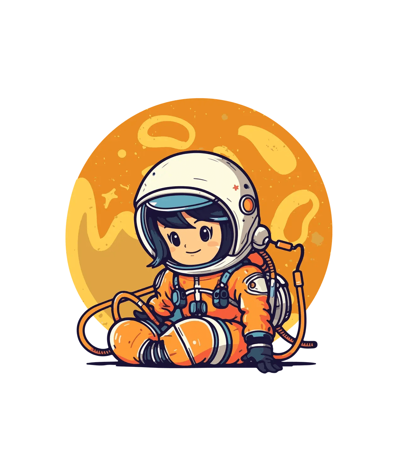 Astronaut Kid - DTF Ready to Press (original)