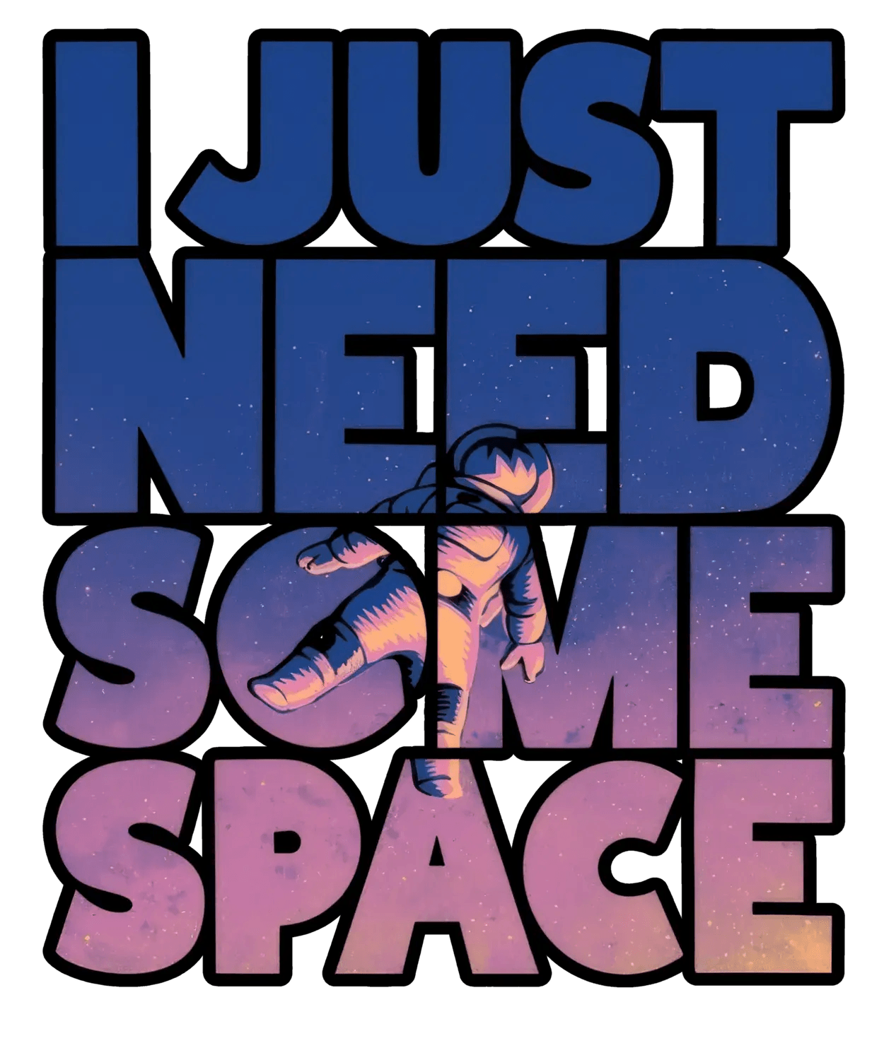Astronaut Theme - DTF Ready to Press - Heat Press Transfer