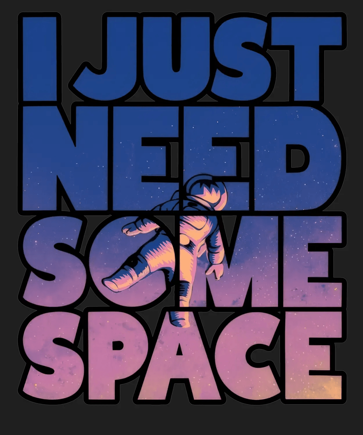 Astronaut Theme - DTF Ready to Press - Heat Press Transfer