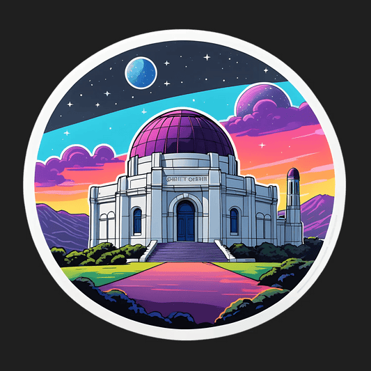 Astronomical Observatory Sticker - Heat Press Transfer