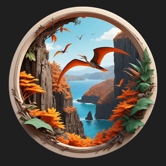 Autumn Seascape - Sticker - Heat Press Transfer