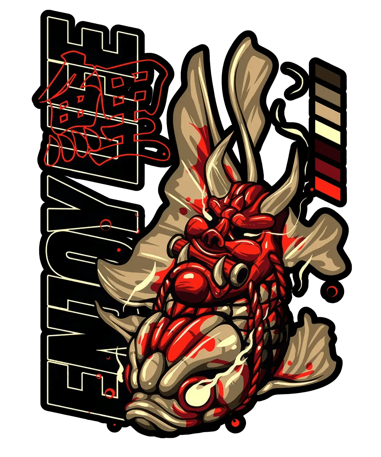 BBQ Dragon - DTF Ready to Press (original)