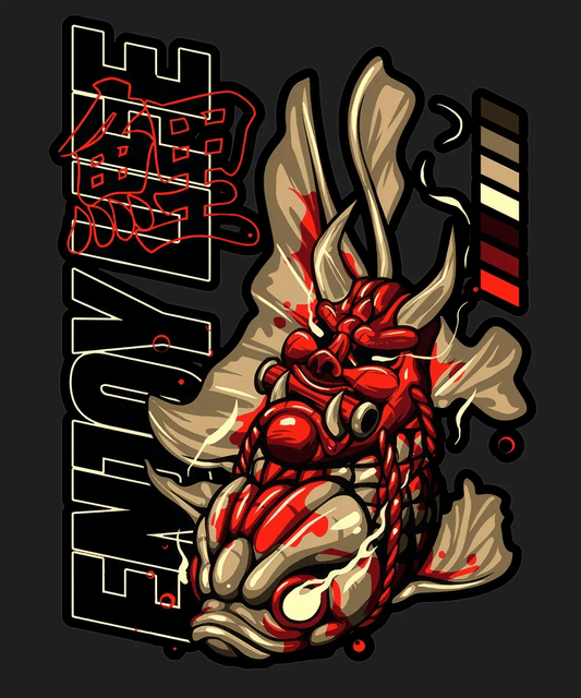 BBQ Dragon - DTF Ready to Press - Heat Press Transfer