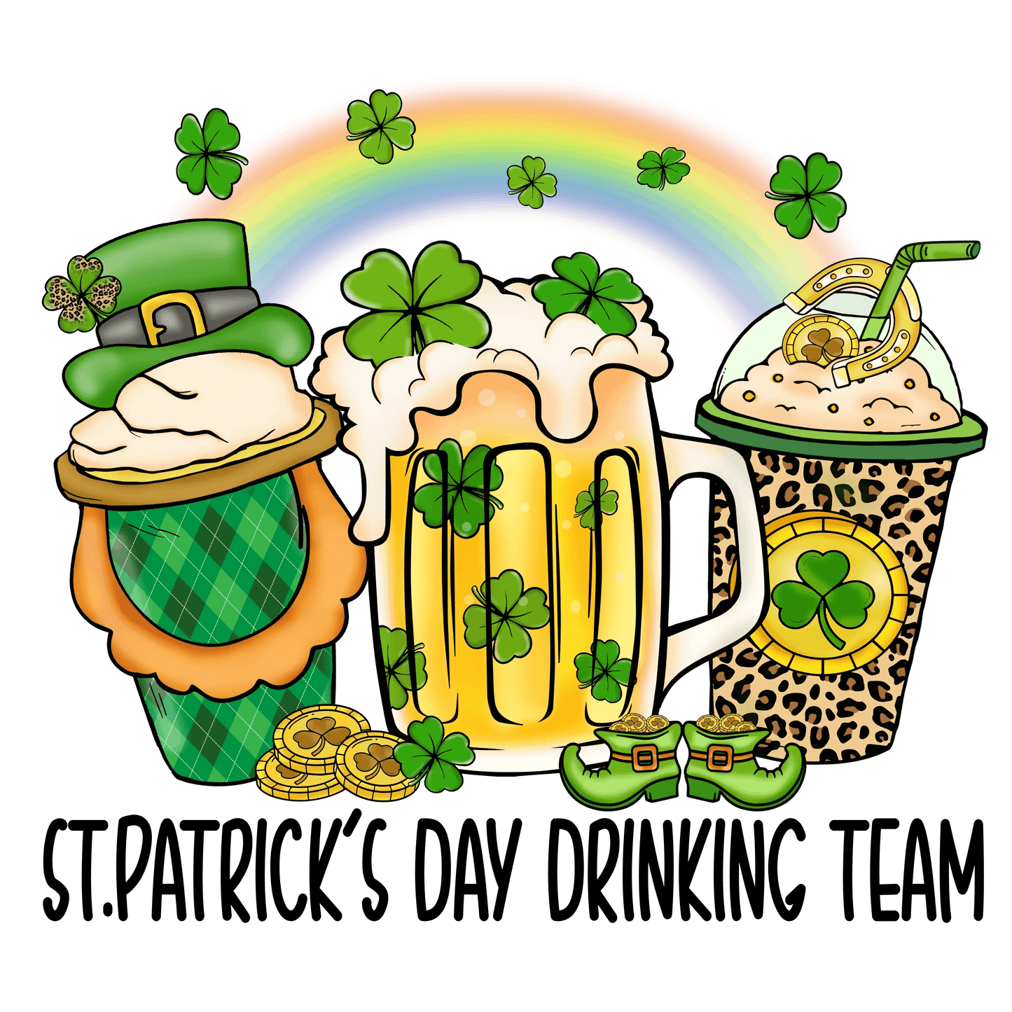 Baileys Irish Cream Design - DTF Ready To Press - Heat Press Transfer