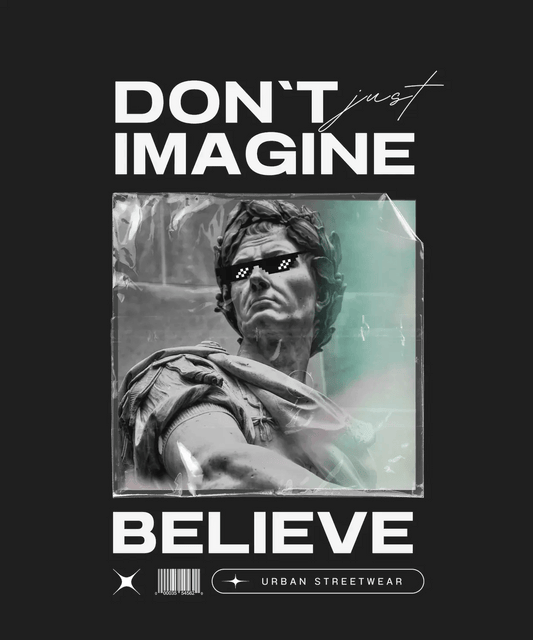 Believe Motif - DTF Ready to Press - Heat Press Transfer