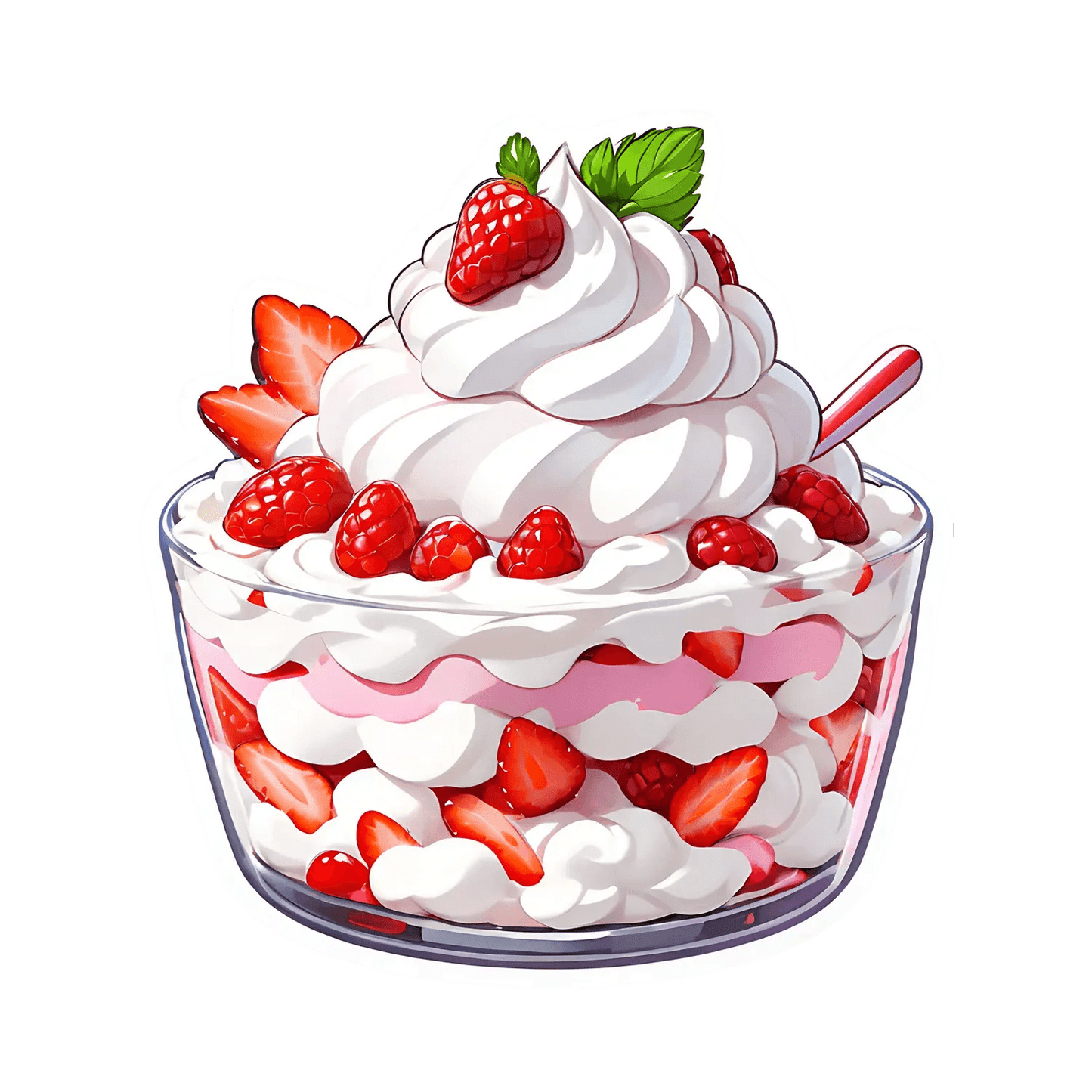 Berry Dessert Delight - Sticker - Heat Press Transfer