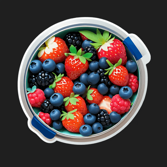 Berry Medley Sticker - Fresh Fruit Design - Heat Press Transfer