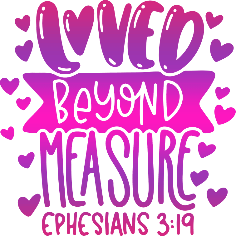 Beyond Measure Valentine's Day Design - DTF Ready To Press - Heat Press Transfer