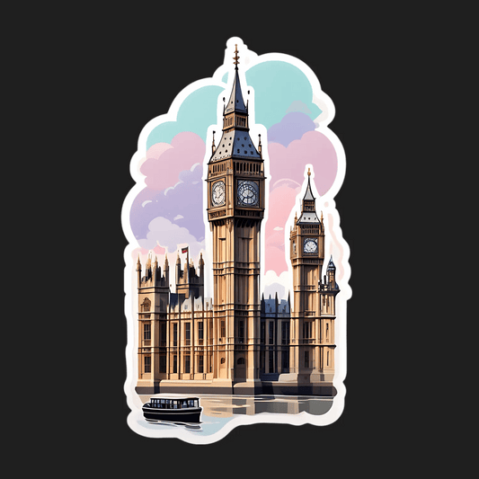 Big Ben London Skyline - Sticker - Heat Press Transfer