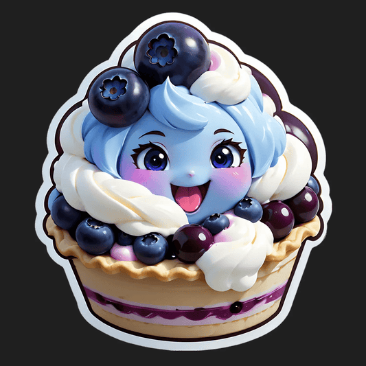 Blueberry Delight - Sticker - Heat Press Transfer