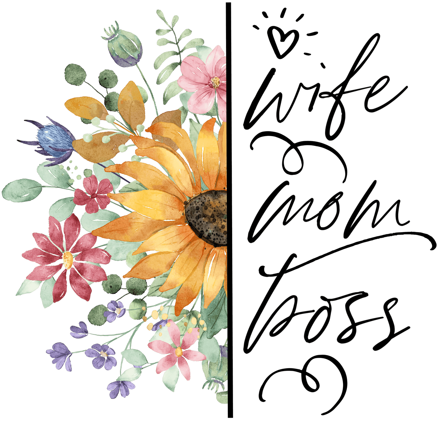 Boho Mama Design - DTF Ready To Press - Heat Press Transfer