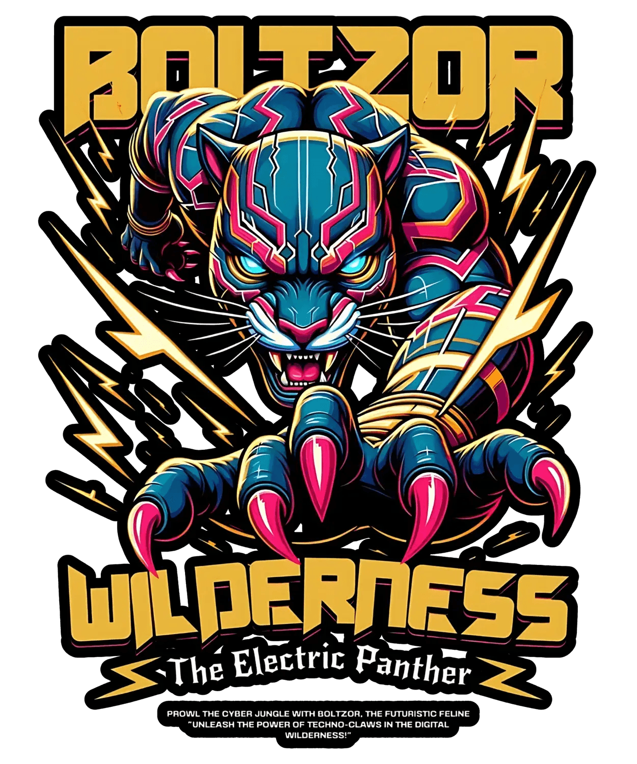 Boltzor Wilderness - DTF Ready to Press (original)