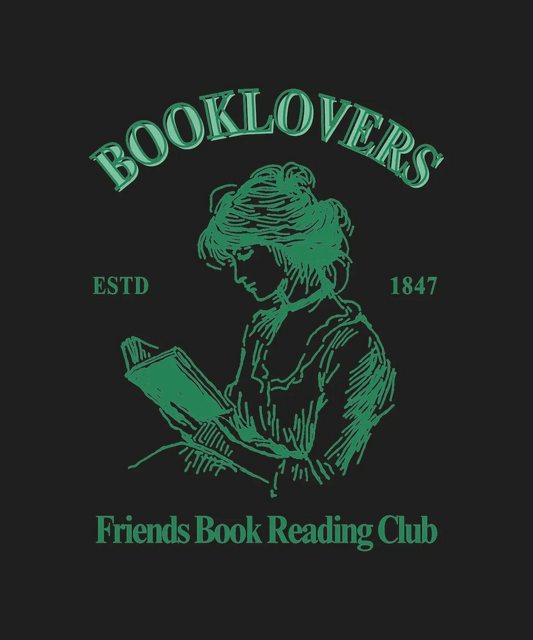 Booklovers Club - DTF Ready to Press - Heat Press Transfer