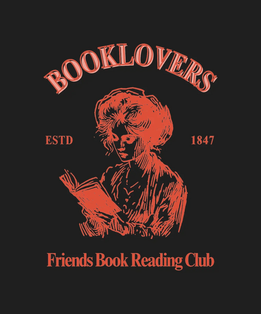 Booklovers Club - DTF Ready to Press - Heat Press Transfer