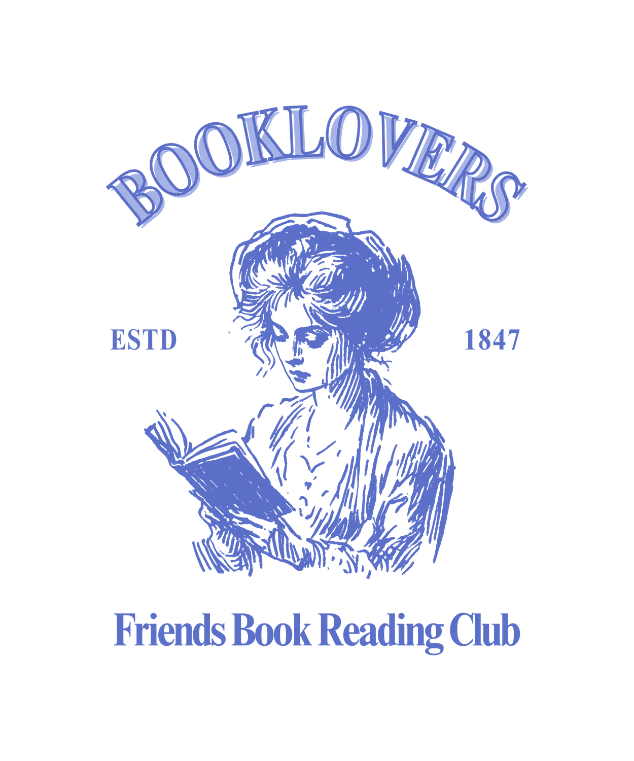 Booklovers Club Vintage - DTF Ready to Press (original)
