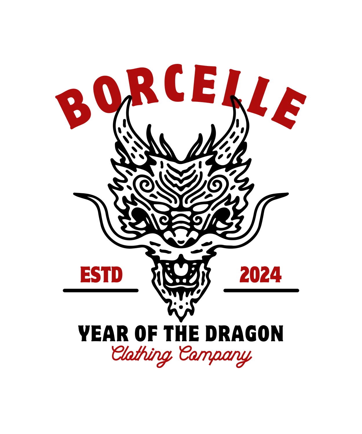 Borcelle Clothing Logo - DTF Ready to Press (original)