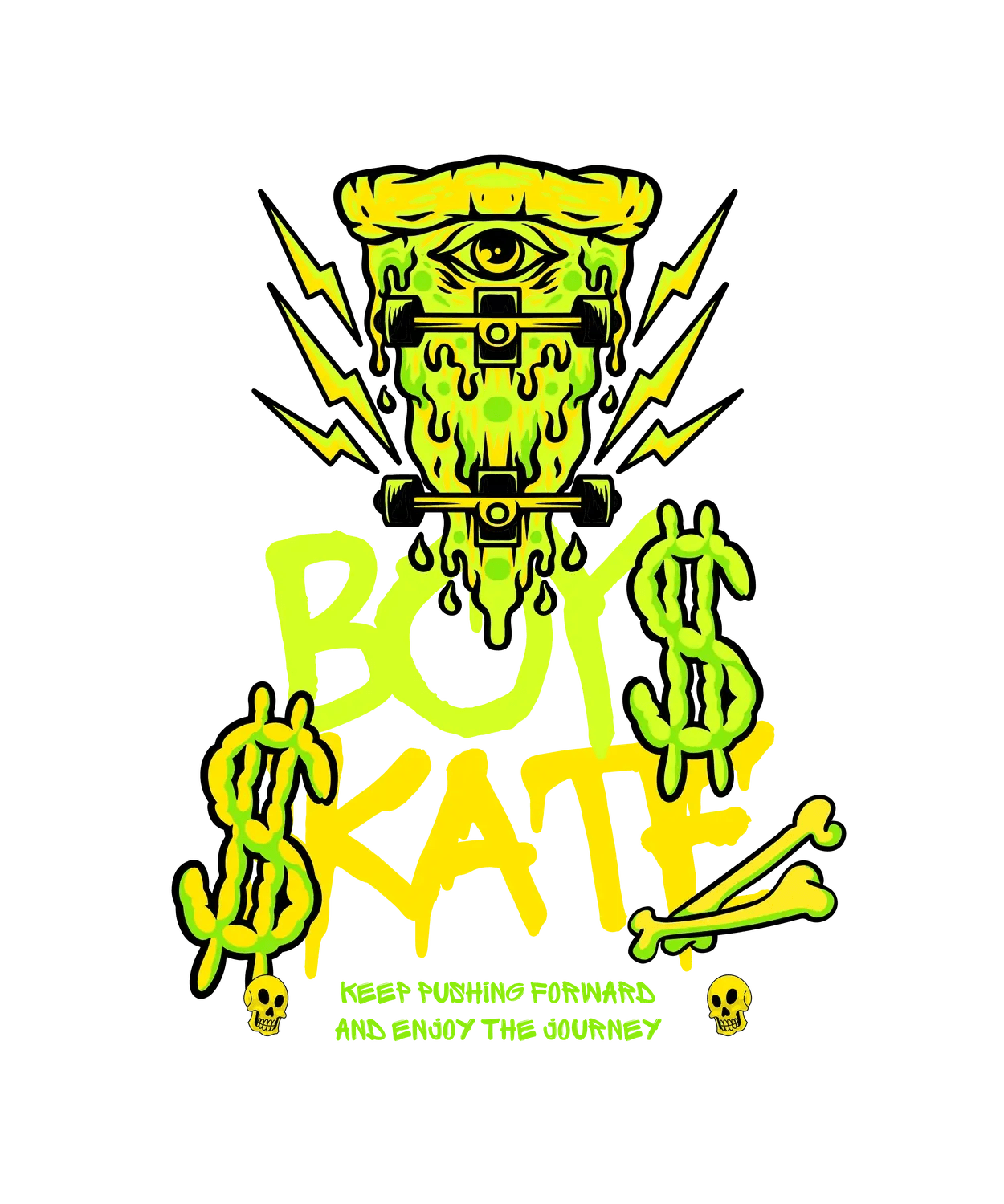 Boys Skate - DTF Ready to Press - Heat Press Transfer