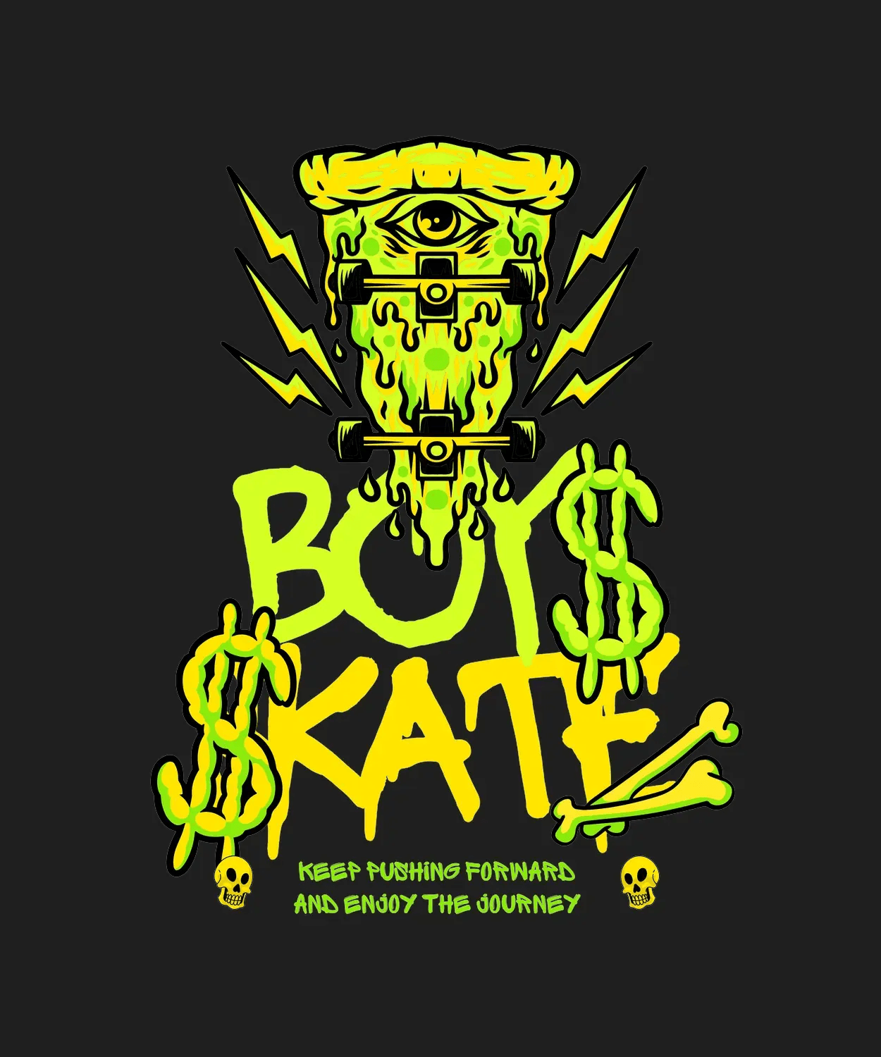 Boys Skate - DTF Ready to Press - Heat Press Transfer