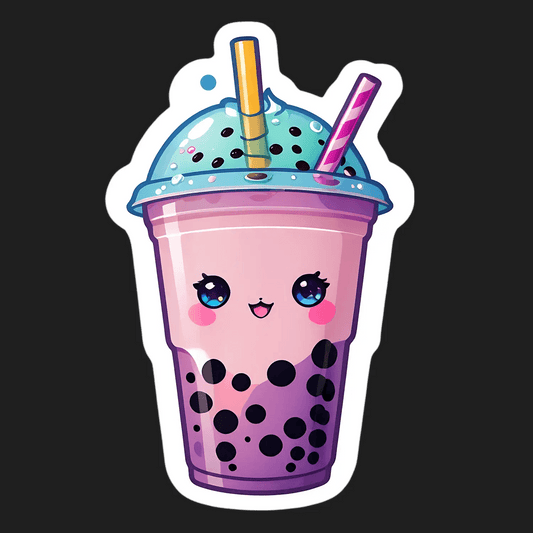 Bubble Tea Cute - Sticker - Heat Press Transfer