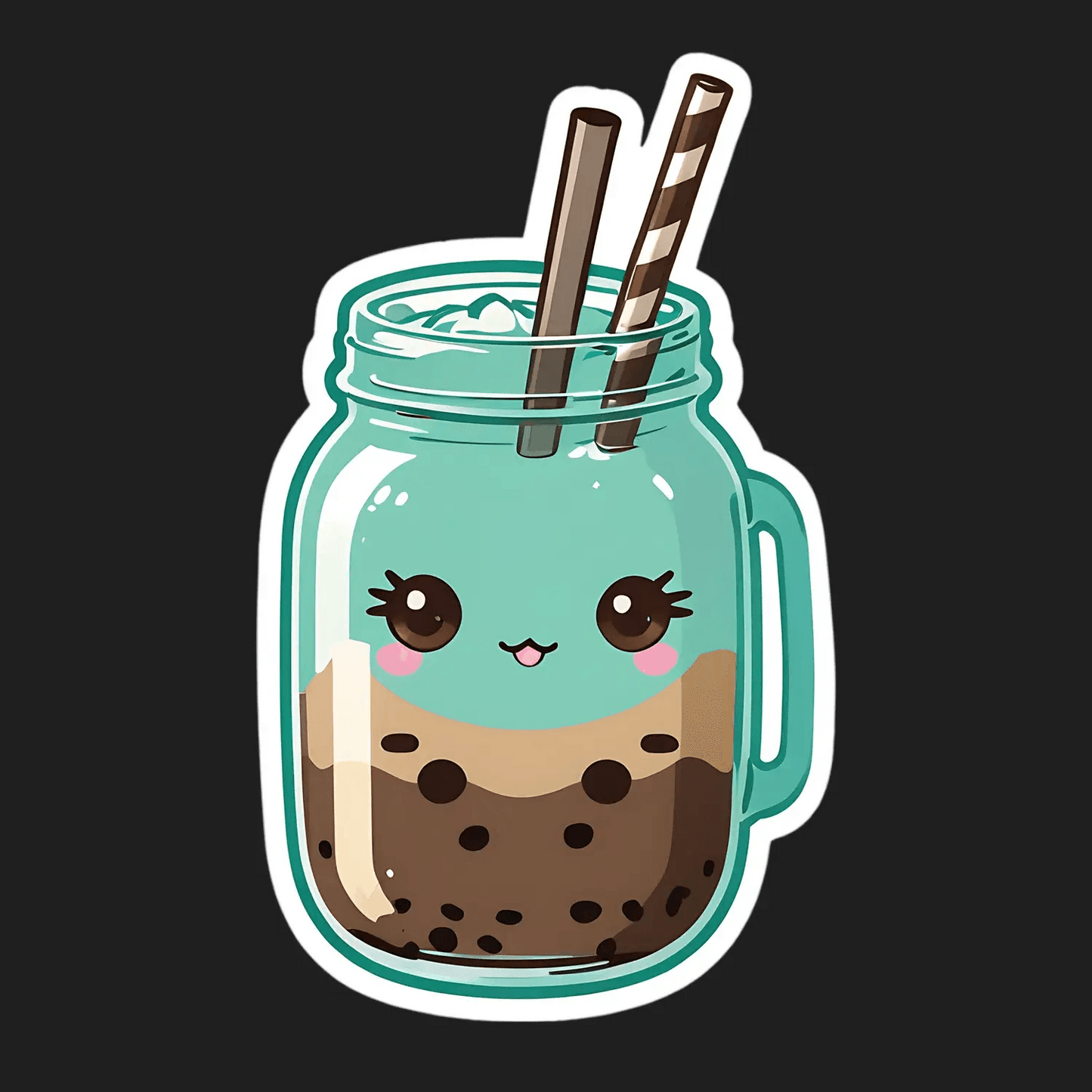 Bubble Tea Cutie - Sticker - Heat Press Transfer