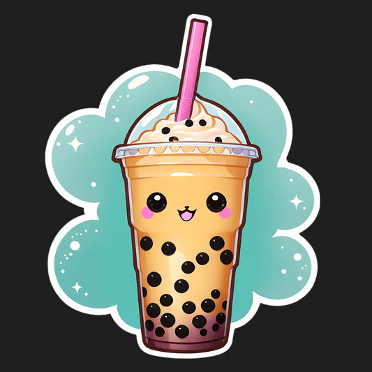 Bubble Tea Joy - Sticker - Heat Press Transfer