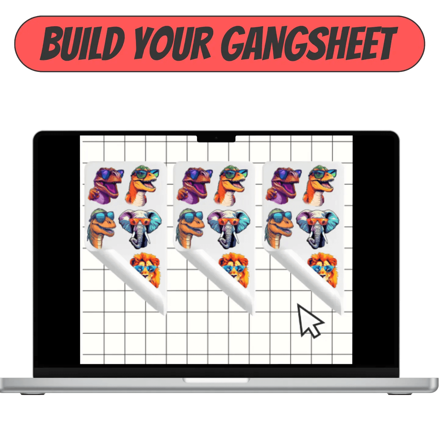 Build DTF Gang Sheet - Heat Press Transfer