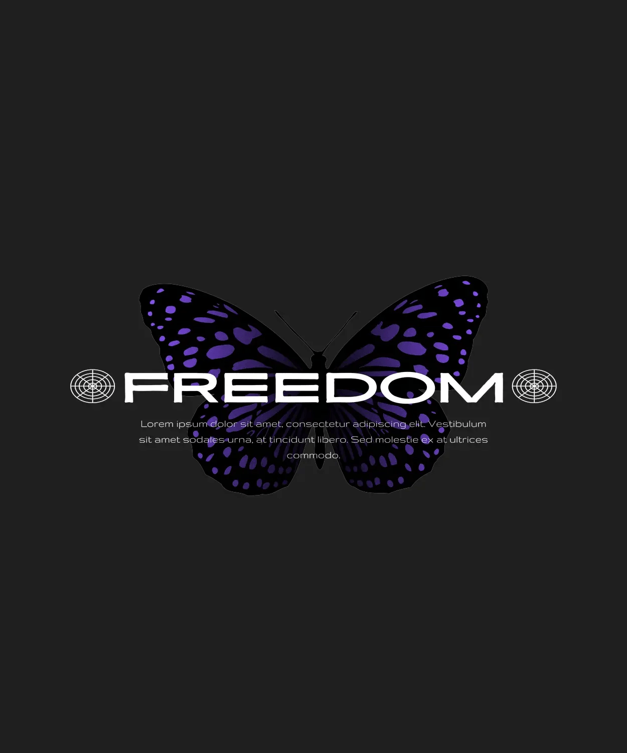 Butterfly Freedom - DTF Ready to Press - Heat Press Transfer