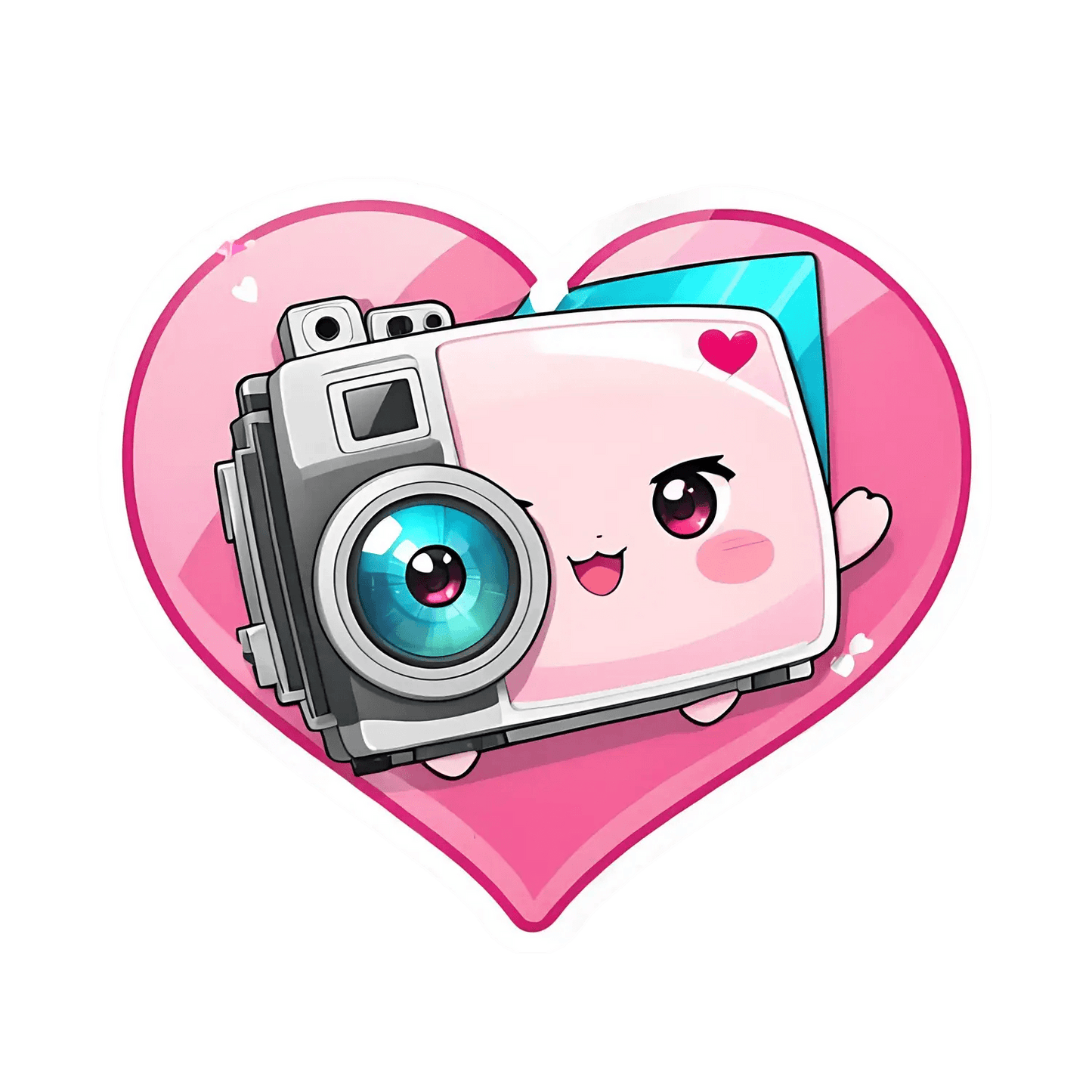 Camera Love - Cute Sticker - Heat Press Transfer