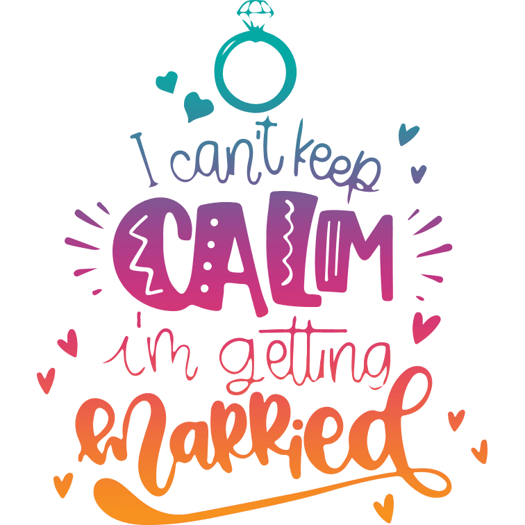 Can't Keep Calm Valentine's Day Design - DTF Ready To Press - Heat Press Transfer