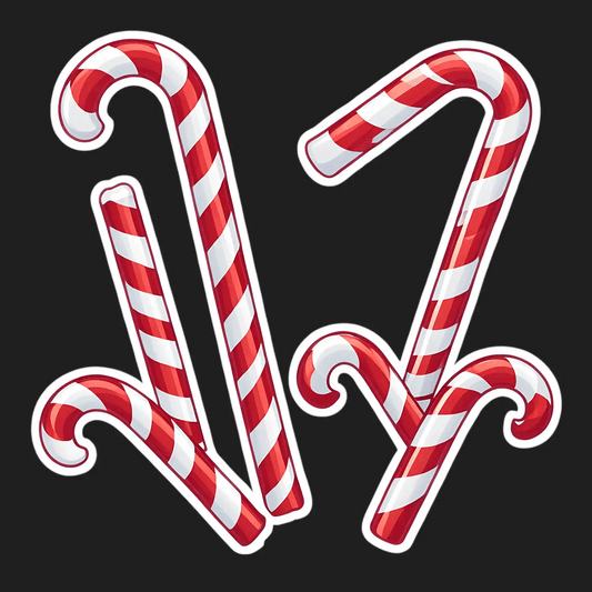 Candy Cane Magic - Sticker - Heat Press Transfer