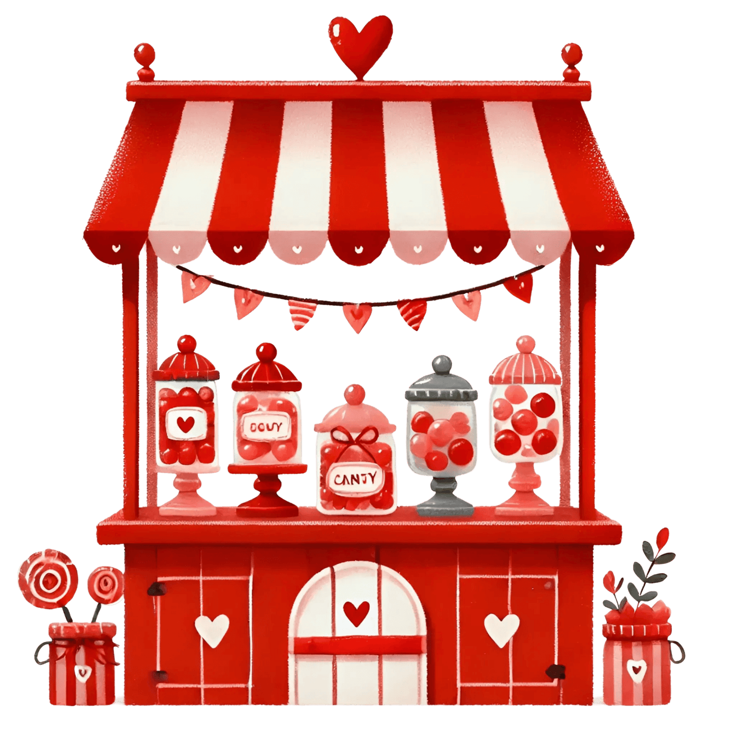 Candy Stall Valentine's Day Design | DTF Center - Heat Press Transfer