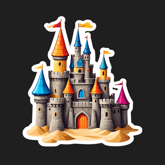 Castle Fantasy - UV Sticker - Heat Press Transfer