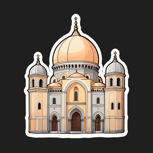 Cathedral Dome Sticker - UV DTF - Heat Press Transfer