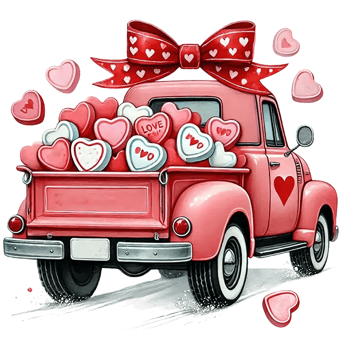 Celebrate Love with Our Valentine’s Day 22"x60" DTF Gang Sheet! - Heat Press Transfer
