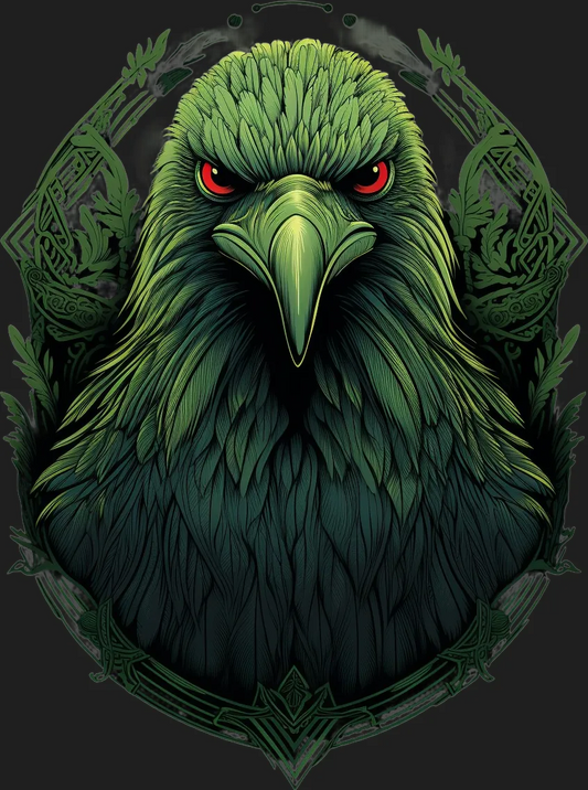 Celtic Raven - DTF Ready to Press - Heat Press Transfer