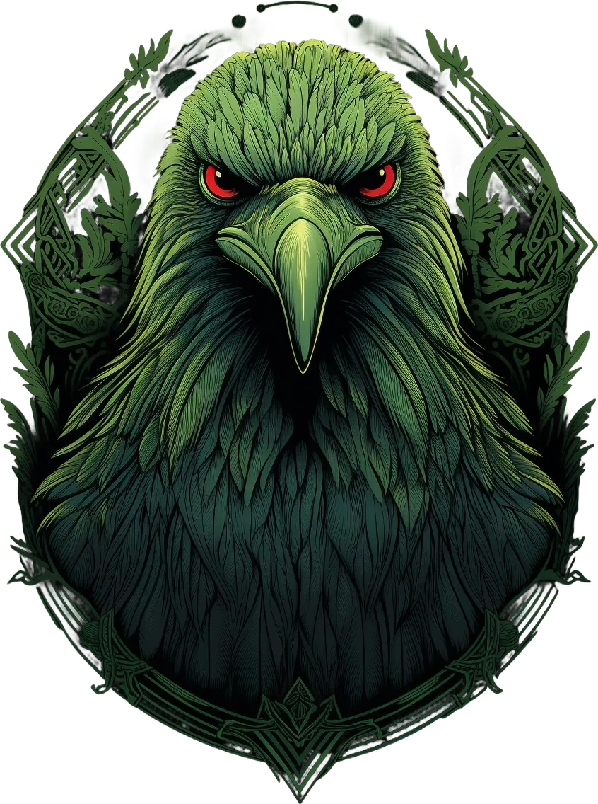 Celtic Raven - DTF Ready to Press - Heat Press Transfer