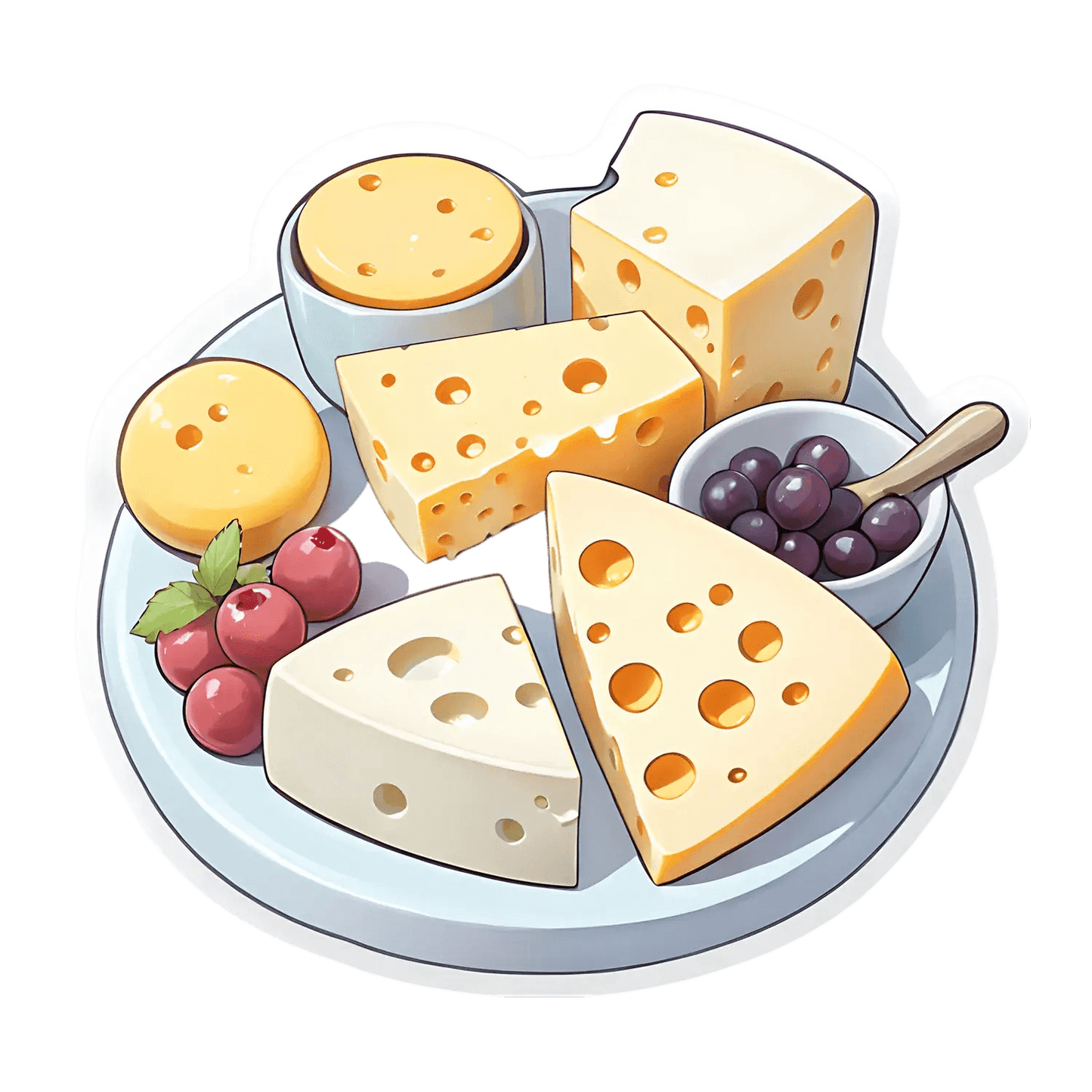 Cheese Platter Sticker - Heat Press Transfer