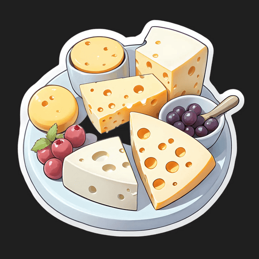 Cheese Platter Sticker - Heat Press Transfer
